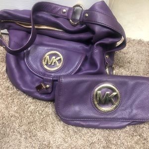 Michael Kors Hobo purse and wallet/small handbag